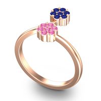 Petite Floral Yamaka Ring