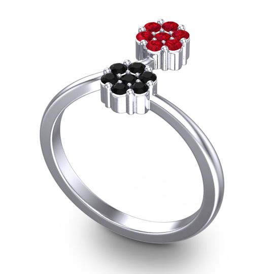 Petite Floral Yamaka Ring