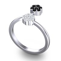Petite Floral Yamaka Ring