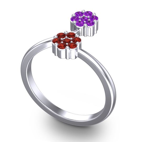 Petite Floral Yamaka Ring