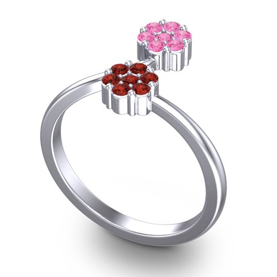 Petite Floral Yamaka Ring