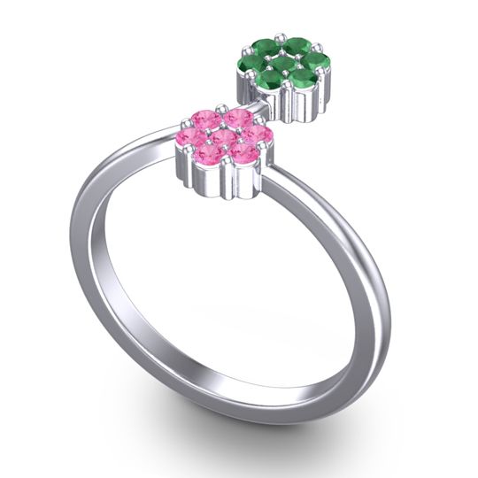 Petite Floral Yamaka Ring