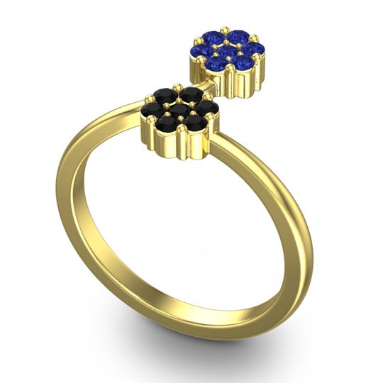 Petite Floral Yamaka Ring