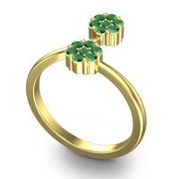 Petite Floral Yamaka Ring