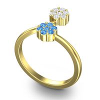 Petite Floral Yamaka Ring