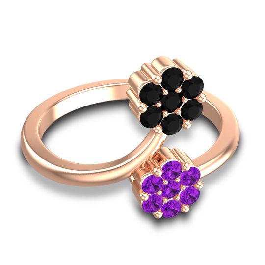 Petite Floral Yamaka Ring
