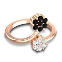 Petite Floral Yamaka Ring