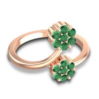 Petite Floral Yamaka Ring