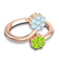 Petite Floral Yamaka Ring