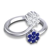 Petite Floral Yamaka Ring