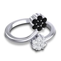 Petite Floral Yamaka Ring