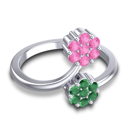 Petite Floral Yamaka Ring