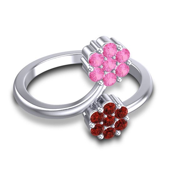 Petite Floral Yamaka Ring