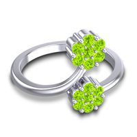 Petite Floral Yamaka Ring