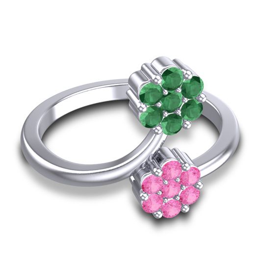 Petite Floral Yamaka Ring