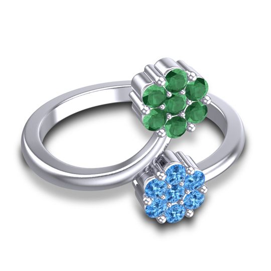 Petite Floral Yamaka Ring