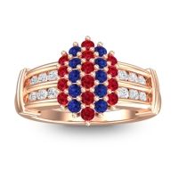 Statement Pave Chattra Ring