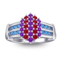 Statement Pave Chattra Ring