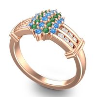 Statement Pave Chattra Ring