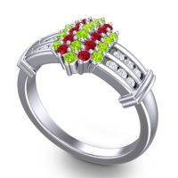 Statement Pave Chattra Ring