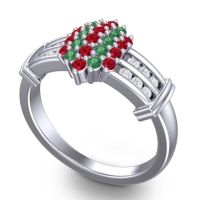 Statement Pave Chattra Ring