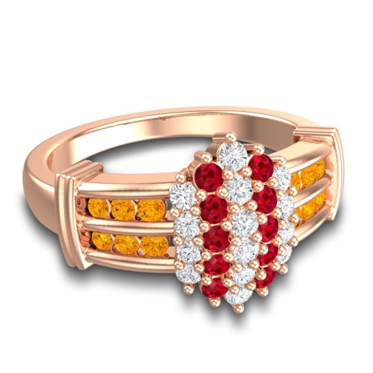 Statement Pave Chattra Ring