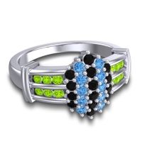 Statement Pave Chattra Ring