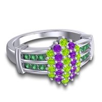 Statement Pave Chattra Ring