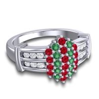 Statement Pave Chattra Ring