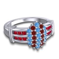 Statement Pave Chattra Ring