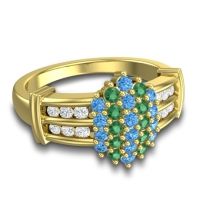 Statement Pave Chattra Ring
