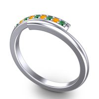 Petite Pave Eka Ring