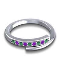 Petite Pave Eka Ring