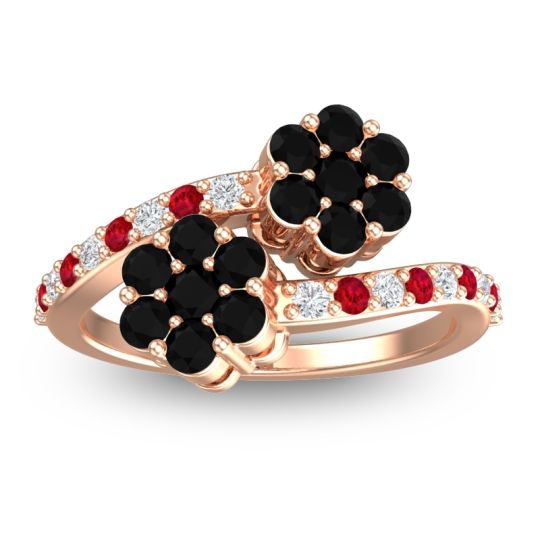Statement Floral Pave Kusumoda Ring