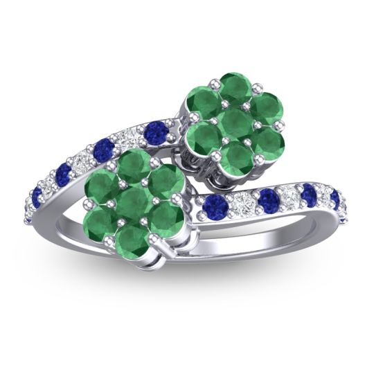 Statement Floral Pave Kusumoda Ring