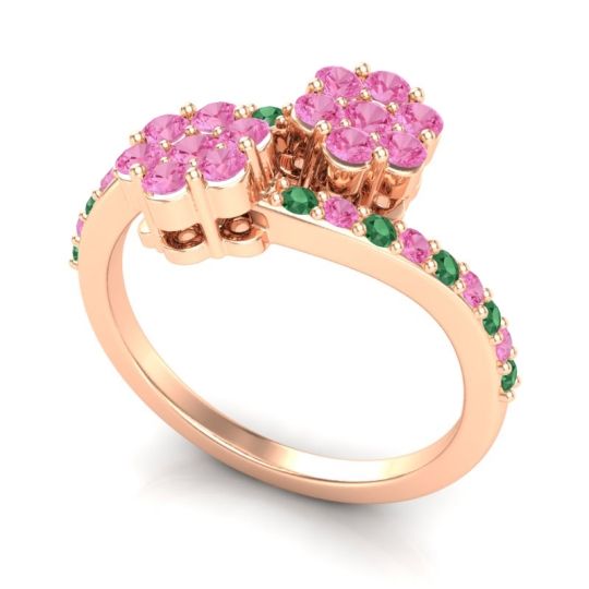 Statement Floral Pave Kusumoda Ring