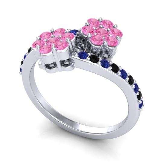 Statement Floral Pave Kusumoda Ring