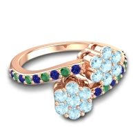 Statement Floral Pave Kusumoda Ring