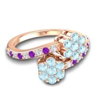 Statement Floral Pave Kusumoda Ring