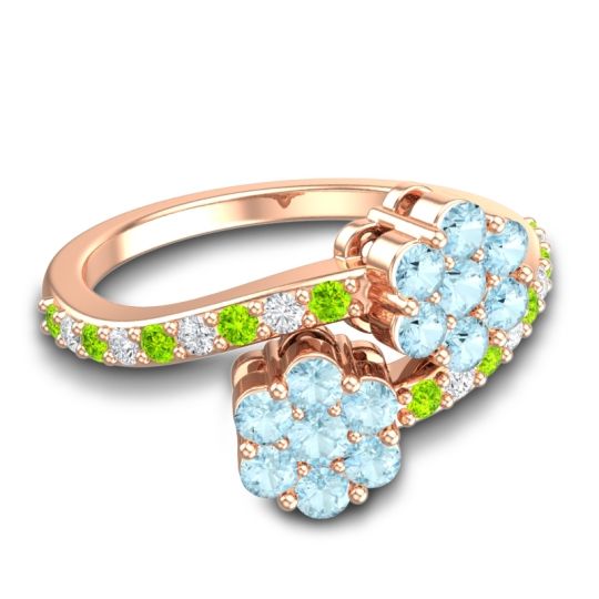 Statement Floral Pave Kusumoda Ring