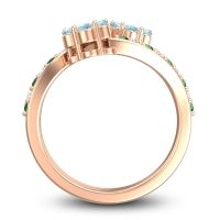 Statement Floral Pave Kusumoda Ring