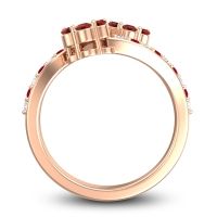 Statement Floral Pave Kusumoda Ring