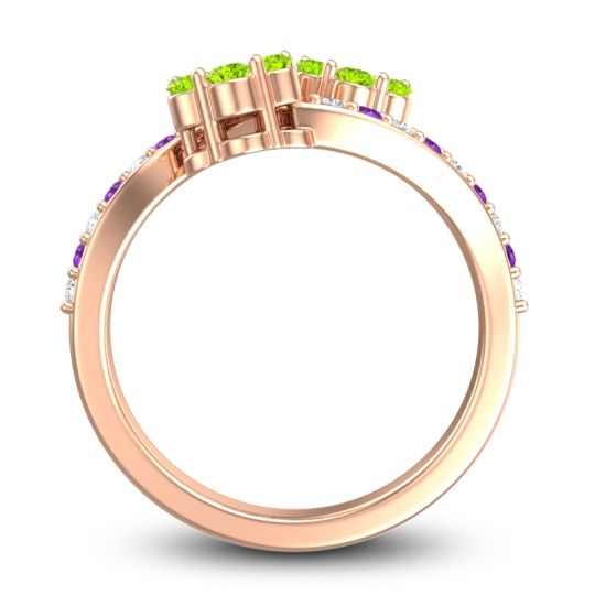 Statement Floral Pave Kusumoda Ring