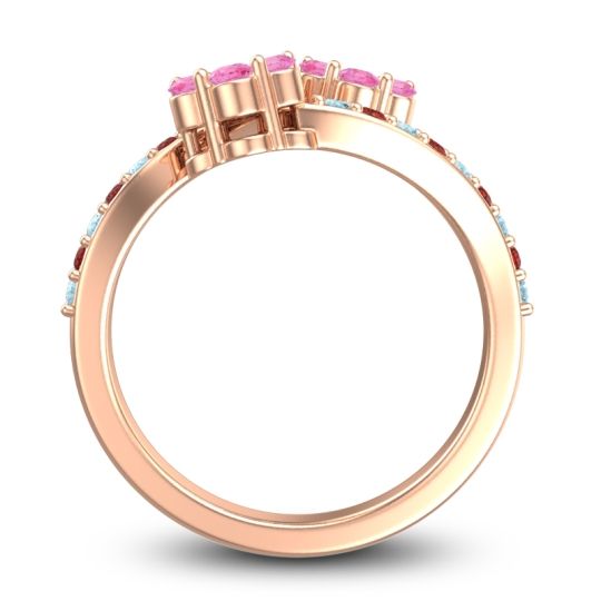 Statement Floral Pave Kusumoda Ring