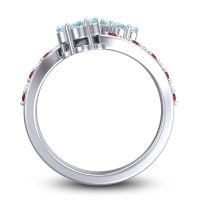 Statement Floral Pave Kusumoda Ring