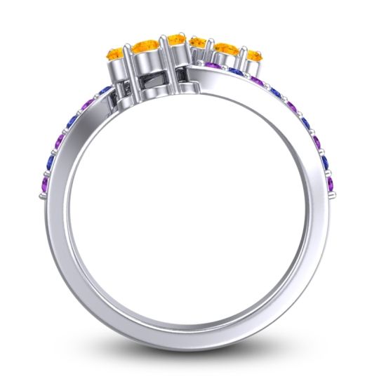 Statement Floral Pave Kusumoda Ring