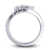 Statement Floral Pave Kusumoda Ring