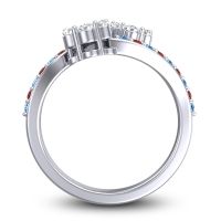 Statement Floral Pave Kusumoda Ring