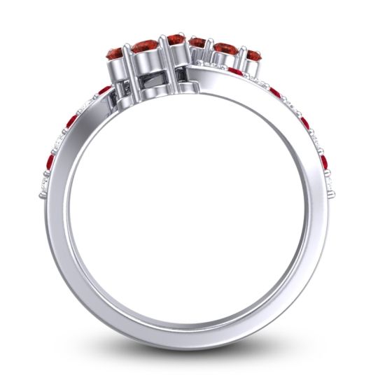 Statement Floral Pave Kusumoda Ring