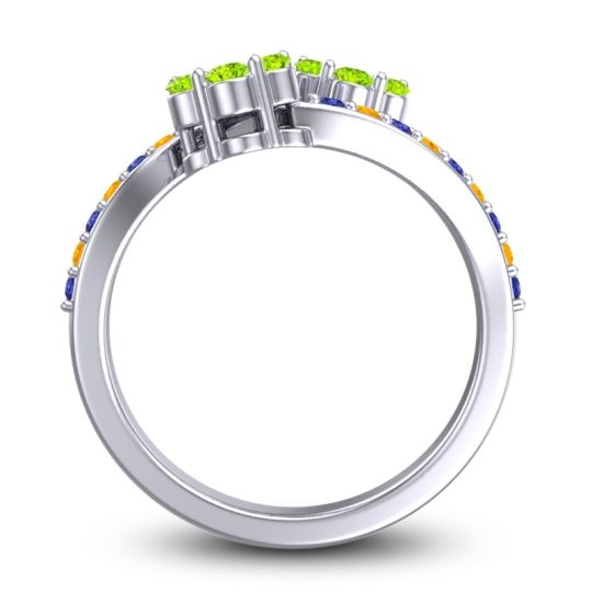 Statement Floral Pave Kusumoda Ring